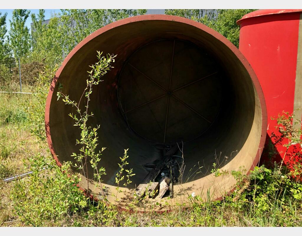 Fiberglass tank - Floating cap