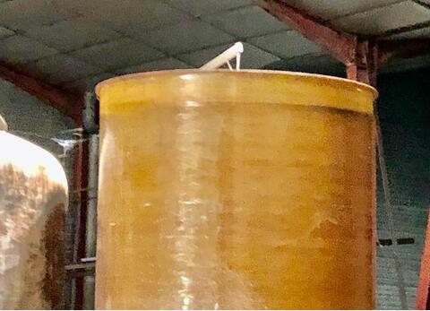 Fiberglass tank - Floating cap