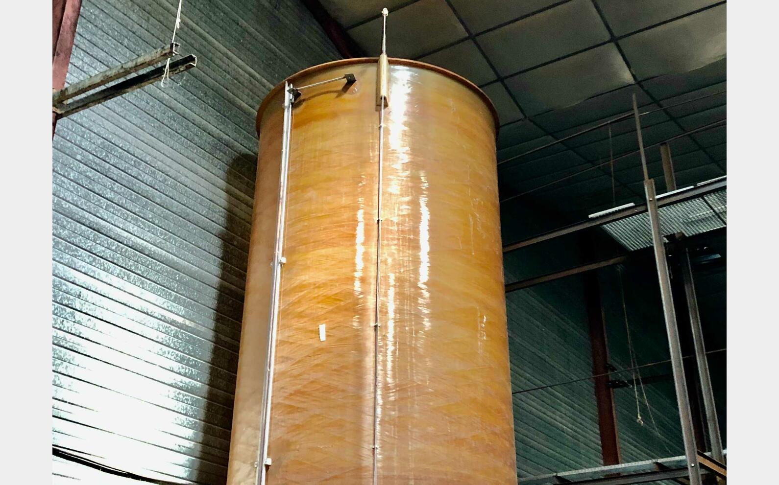 Cuve fibre - Chapeau flottant 250 HL (25 000 litres) GIMAR