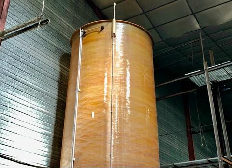 Fiberglass tank - Floating cap