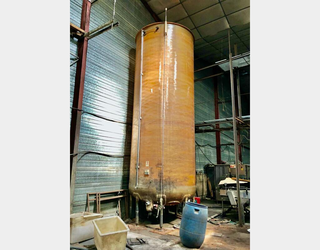 Fiberglass tank - Floating cap