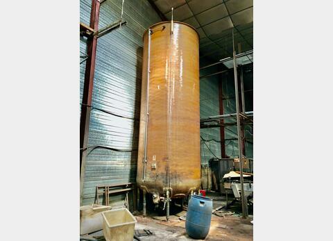 Fiberglass tank - Floating cap