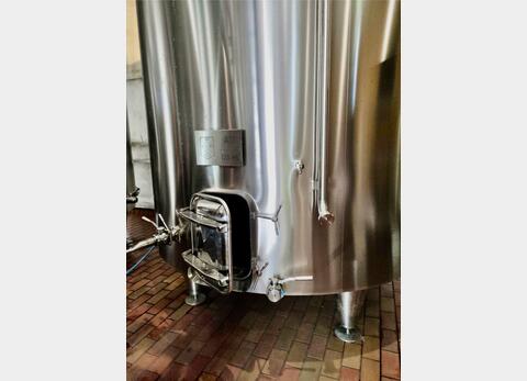 316L stainless steel tank - Insulated and temperature-controlled