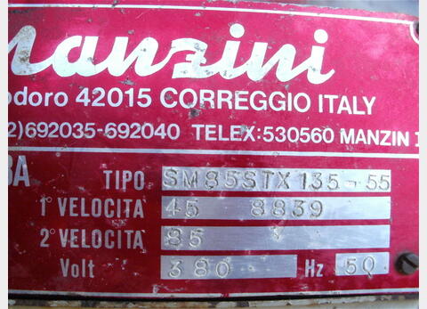 Pompe &agrave; piston MANZINI