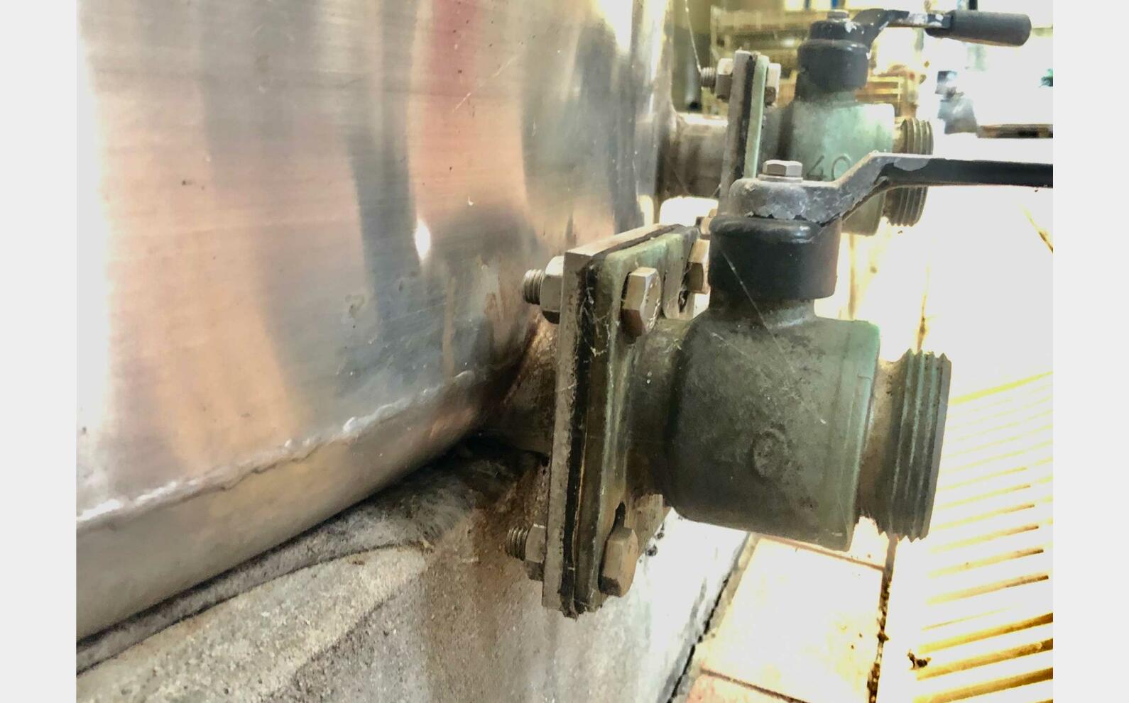 304 ss tank - Flat bottom 125 HL (12 500 liters) VAUTIER