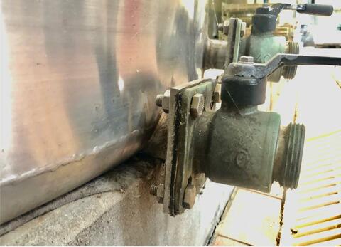 304 ss tank - Flat bottom 125 HL (12 500 liters) VAUTIER