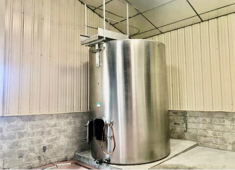 Stainless steel tank - Flat bottom - Without feet