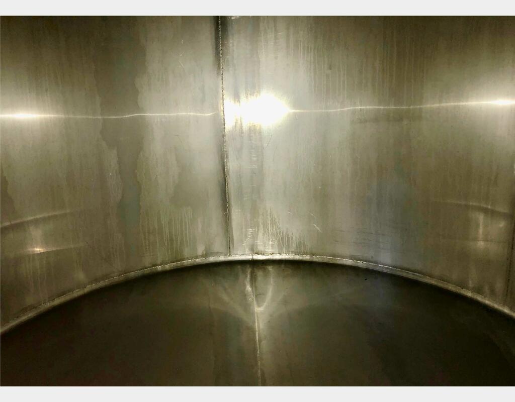 Stainless steel tank - Flat bottom - Without feet