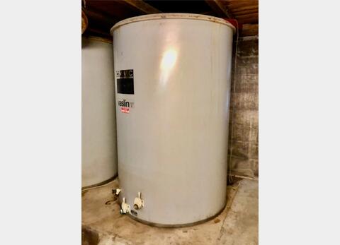 Fiberglass tank - Floating cap - Flat bottom