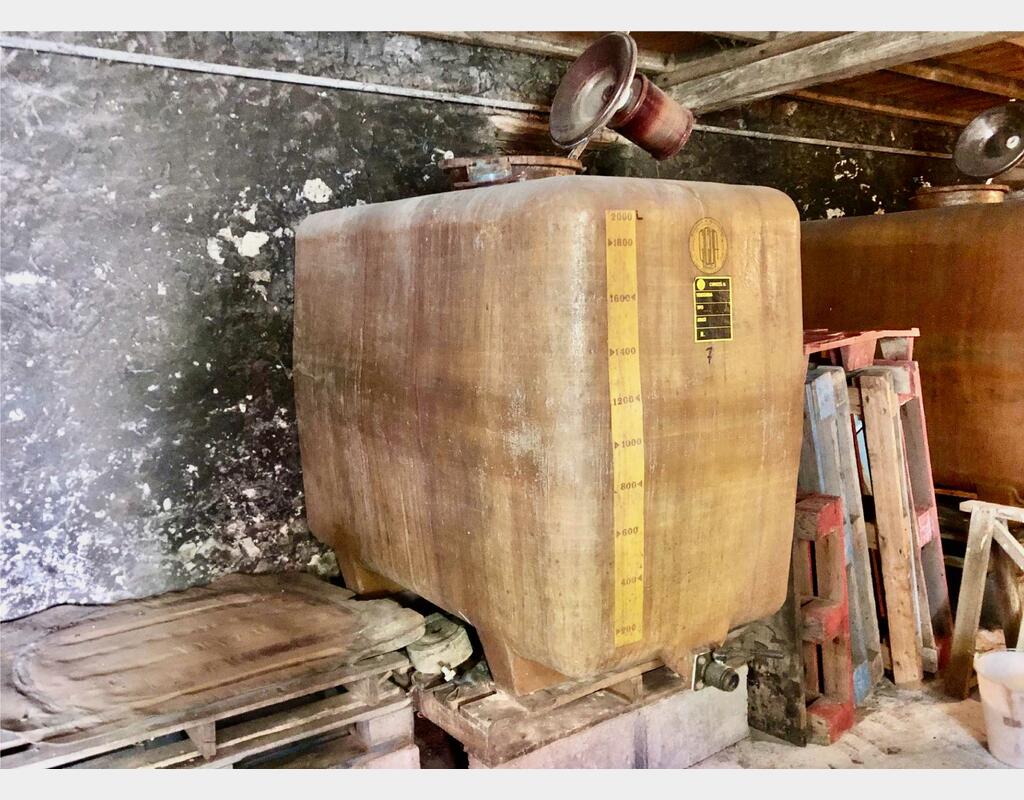 Fiberglass tank - Rectangular 20 HL (2,000 litres)