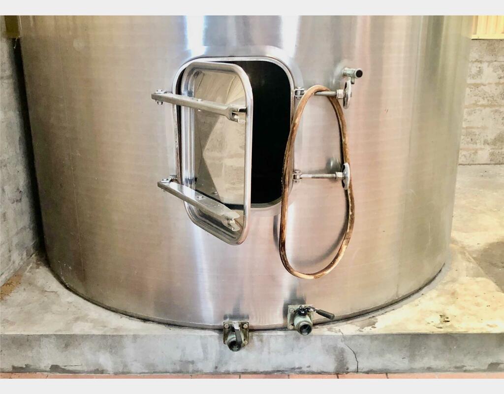 Stainless steel tank - Flat bottom - Without feet