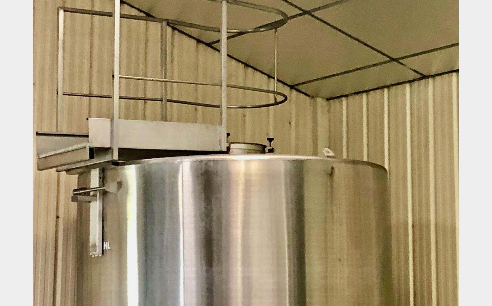 304 ss tank - Flat bottom 125 HL (12 500 liters) VAUTIER