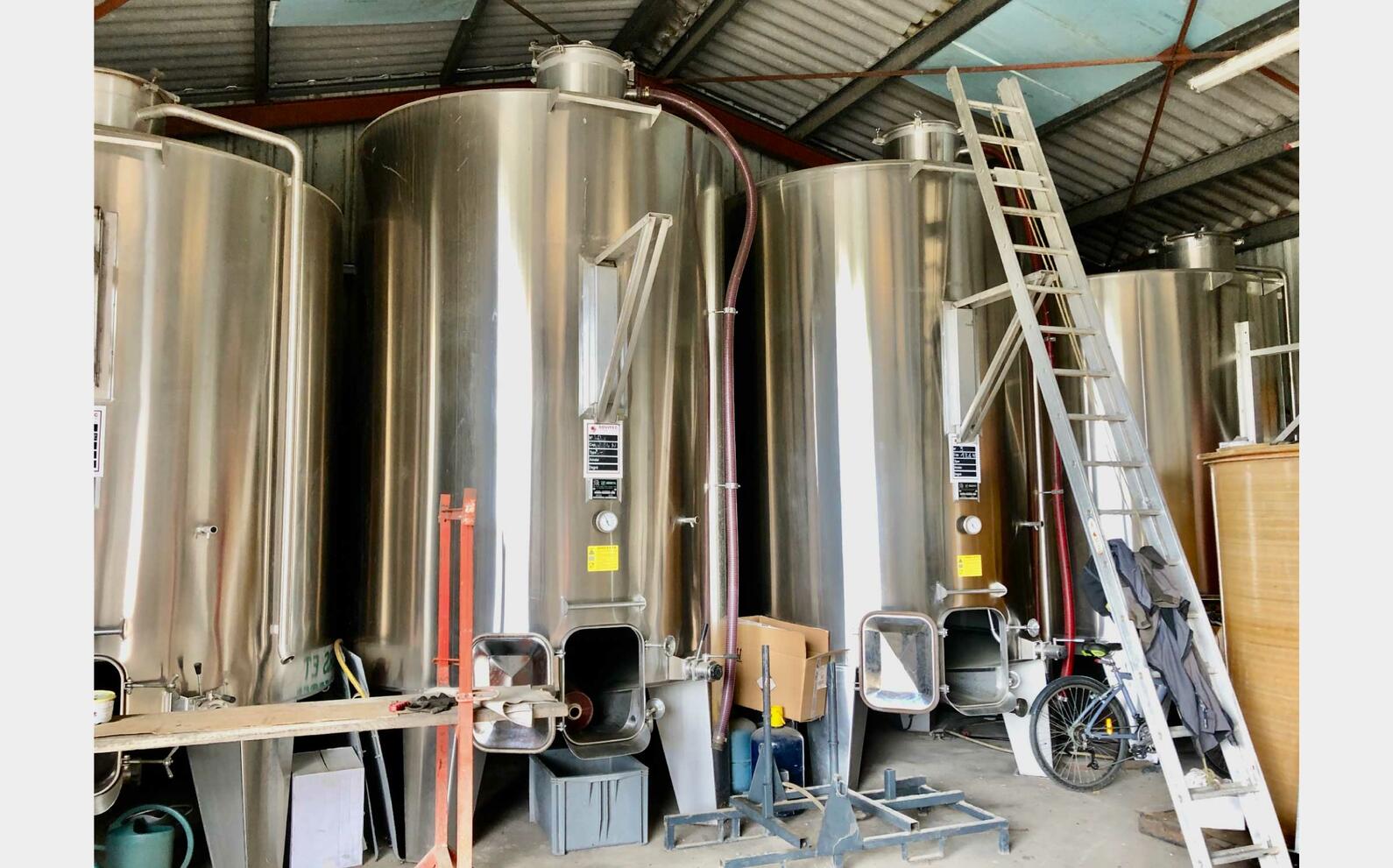 Cuve inox - Sur pieds 120 HL (12 000 litres) DABRIGEON