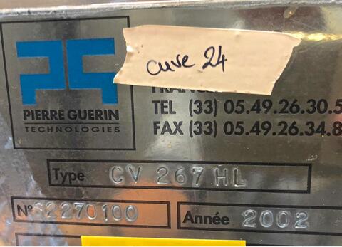 Cuve INOX 316 N24 Pierre Guerin