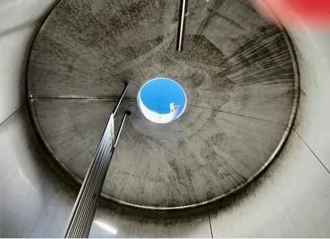 Cuve inox - Sur pieds 120 HL (12 000 litres) LAGOUARDE
