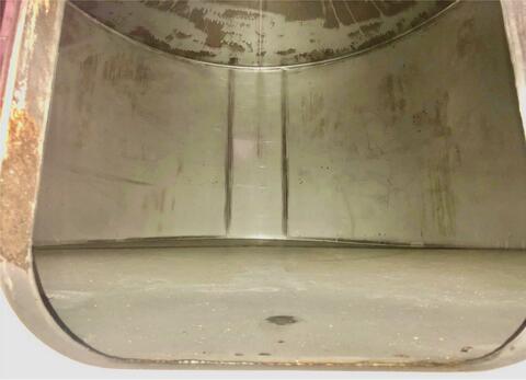 Stainless steel tank - On legs - Compartmentalized (80 + 78 HL)