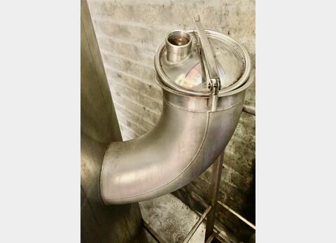 Stainless steel tank - On legs - Compartmentalized (80 + 78 HL)