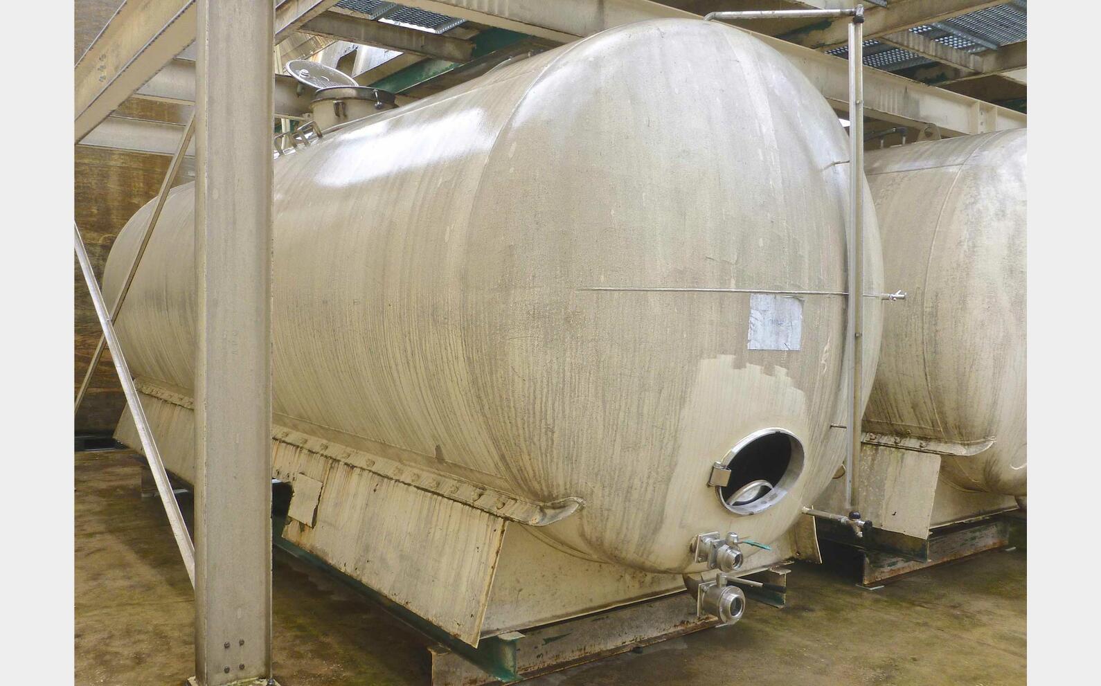 Cuve inox 316L horizontale