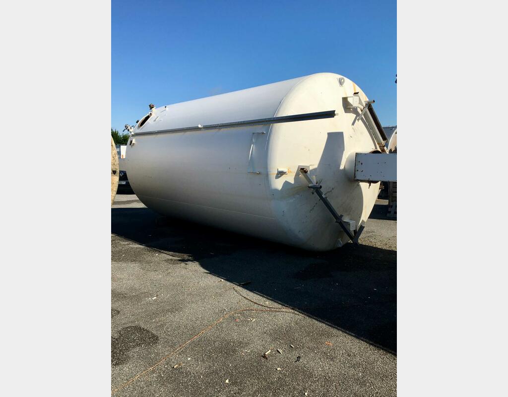 Closed coated steel tank