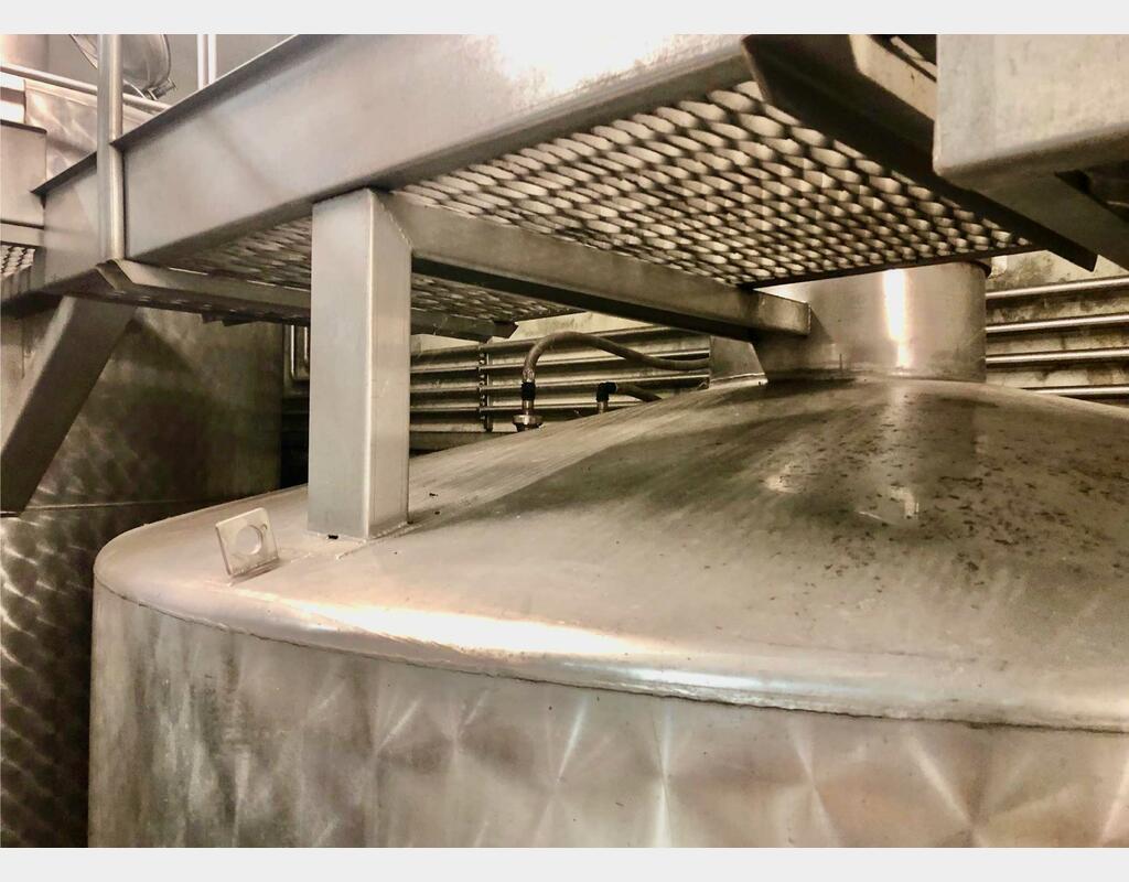 Cuve stockage inox