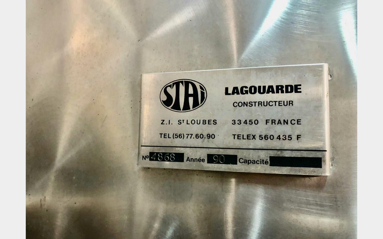 Stainless steel tank - Coil 140 HL (14,000 liters)