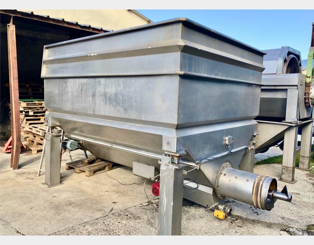 Stainless steel weighing bucket
