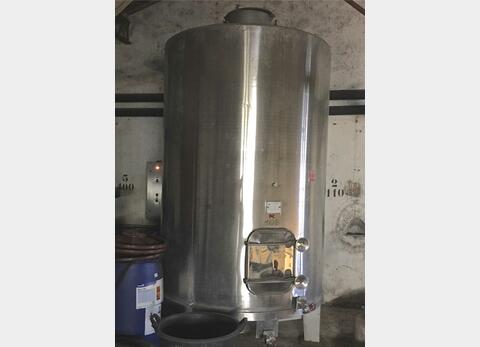 Cuve de stockage, INOX 304 - fermée de 60 HLS (6000 l)