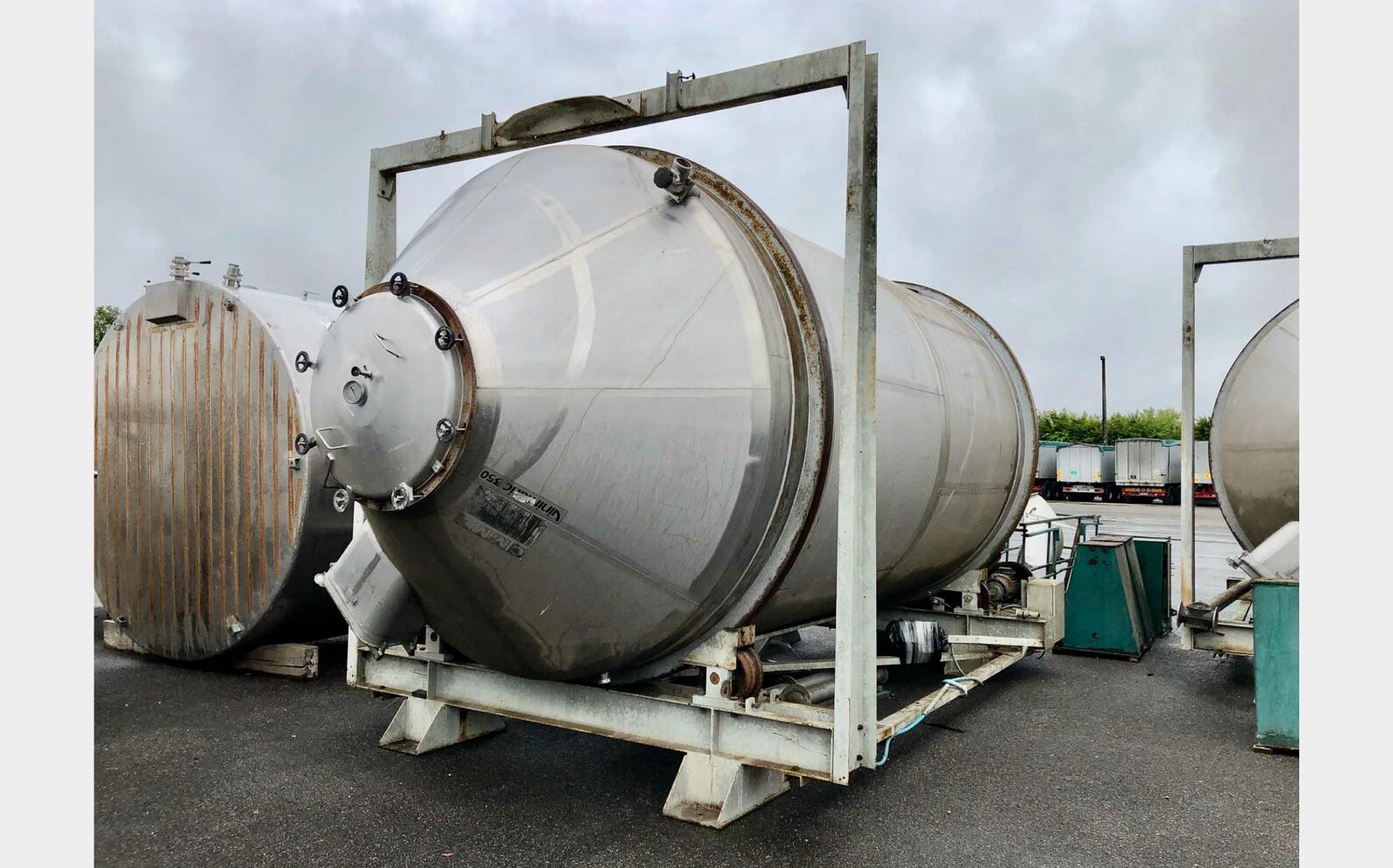 Cuve inox - Vinification 350 HL (35 000 litres) VASLIN BUCHER