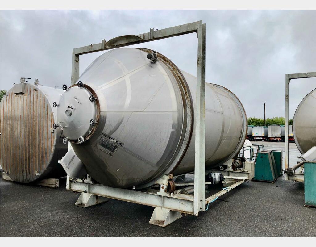 Stainless steel tank - Vinification  350 HL (35 000 liters) VASLIN BUCHER