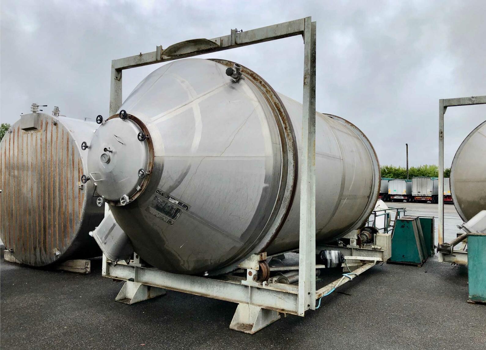 Stainless steel vinification tank - Type VINIMATIC