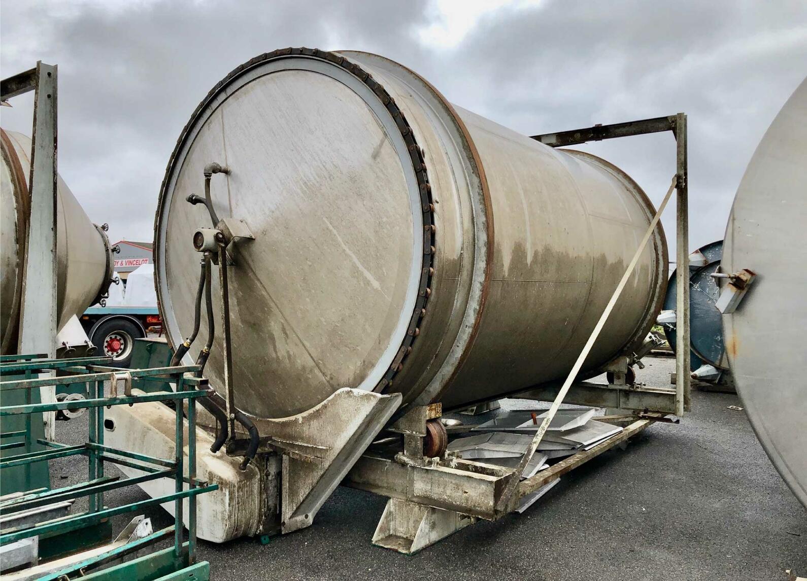 Stainless steel vinification tank - Type VINIMATIC