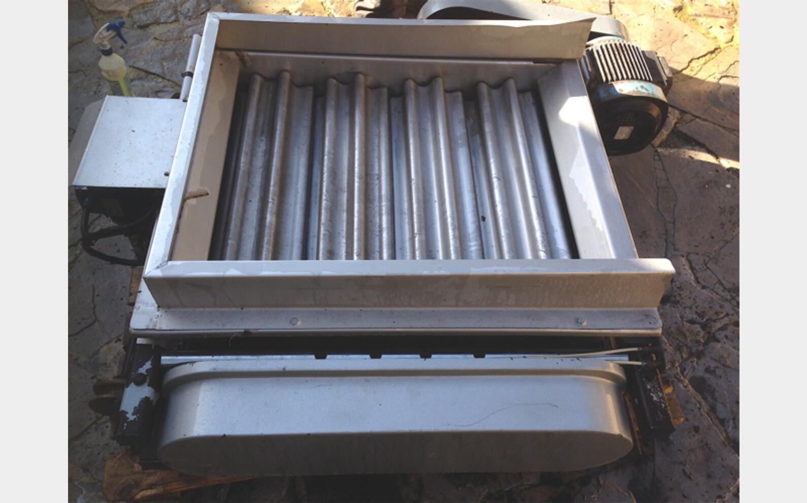 Fouloir 4 rouleaux Inox PERA