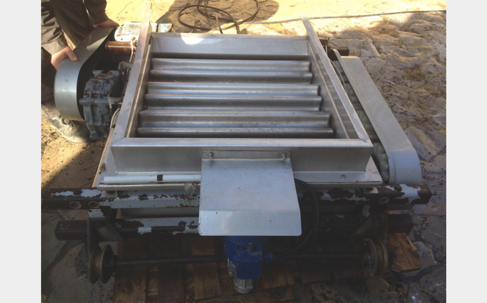 Fouloir 4 rouleaux Inox PERA