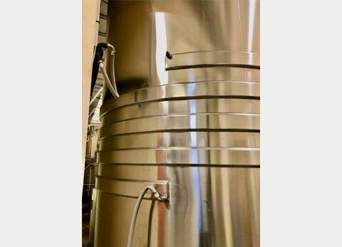 Cuve inox fermée - Fond conique sur pieds