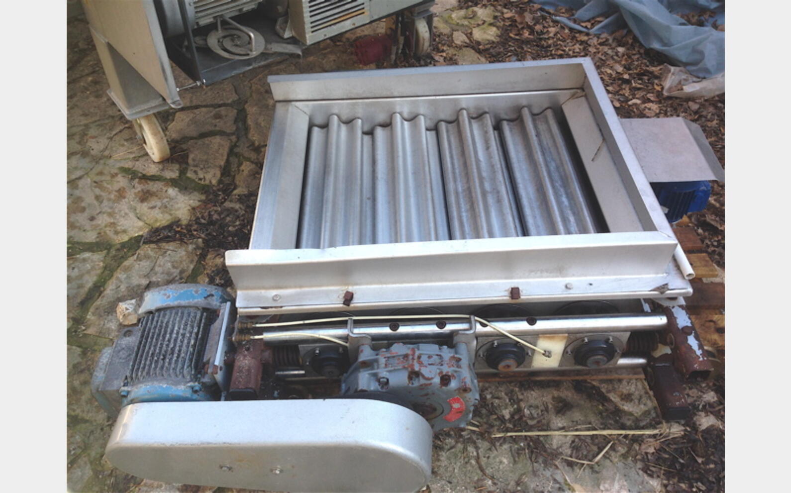 Fouloir 4 rouleaux Inox PERA