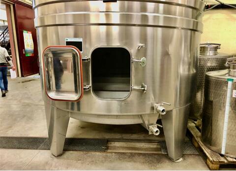Cuve inox fermée - Fond conique sur pieds