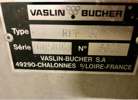 Pressoir - RPF30 Ann&eacute;e 2001 BUCHER