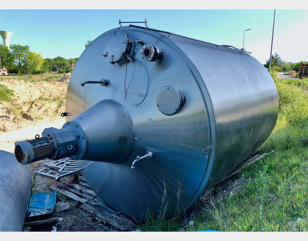 Stainless steel tank - Insulated agitated 200 HL (20 000 liters) PIERRE GUERIN