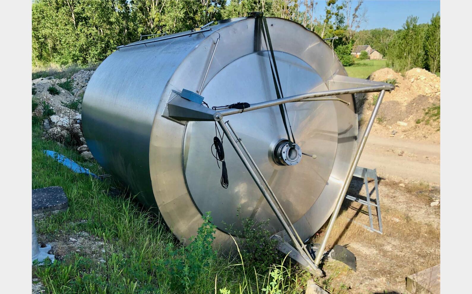 Stainless steel tank - Insulated agitated 200 HL (20 000 liters) PIERRE GUERIN