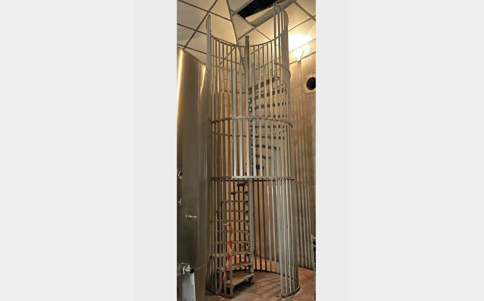 Aluminium staircase