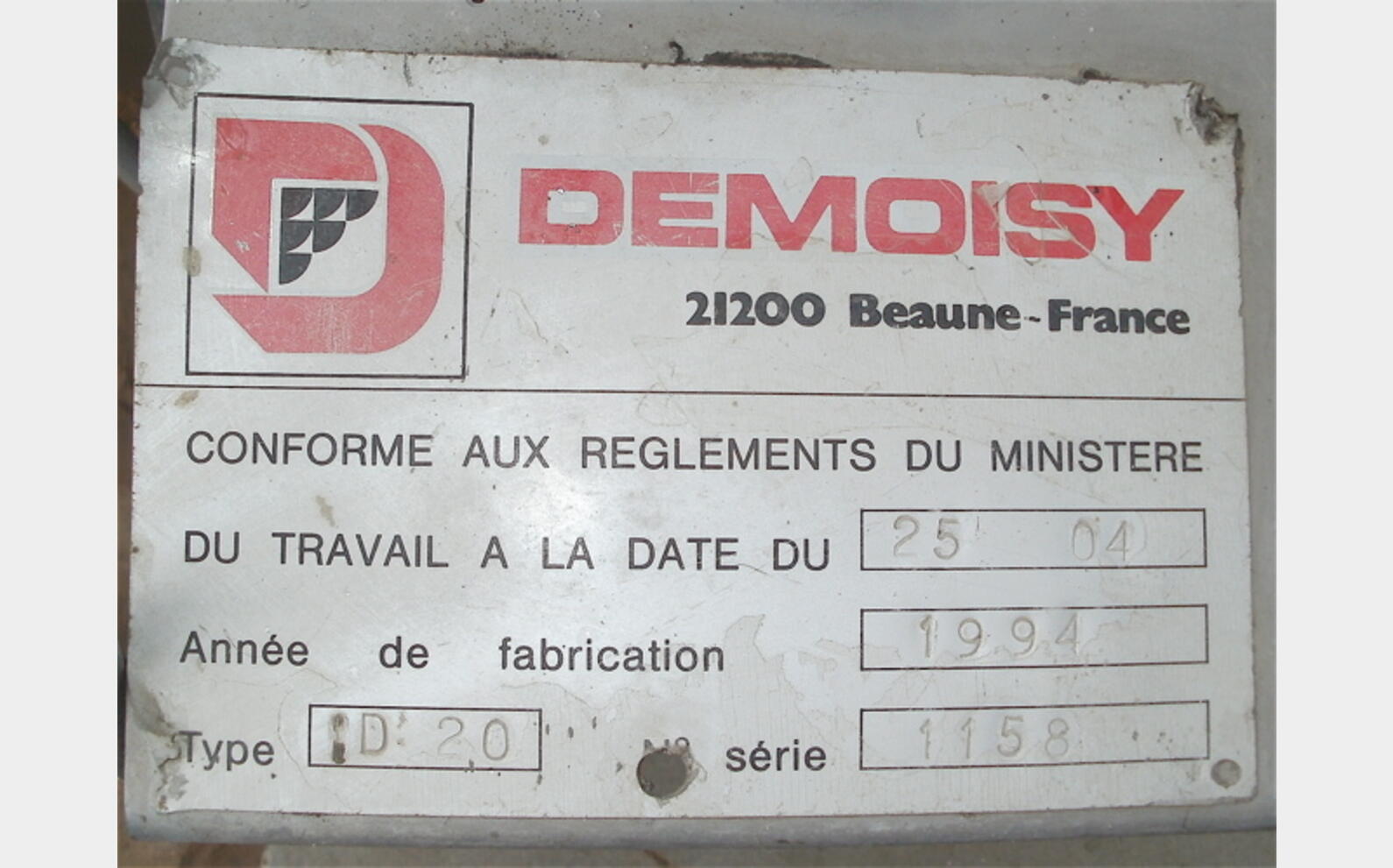 Pompe &agrave; vendange