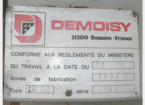 Pompe &agrave; vendange