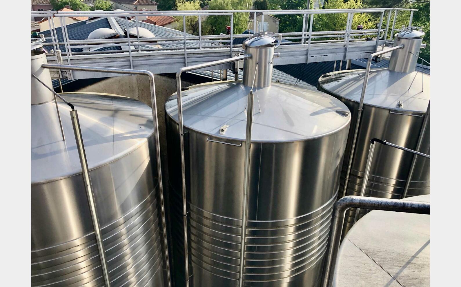 Cuve inox 316L - thermor&eacute;gul&eacute; 1008 HL (100 800 litres) MVM
