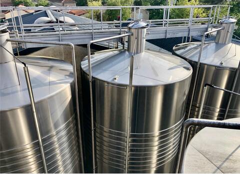 Cuve inox 316L - thermor&eacute;gul&eacute; 1008 HL (100 800 litres) MVM
