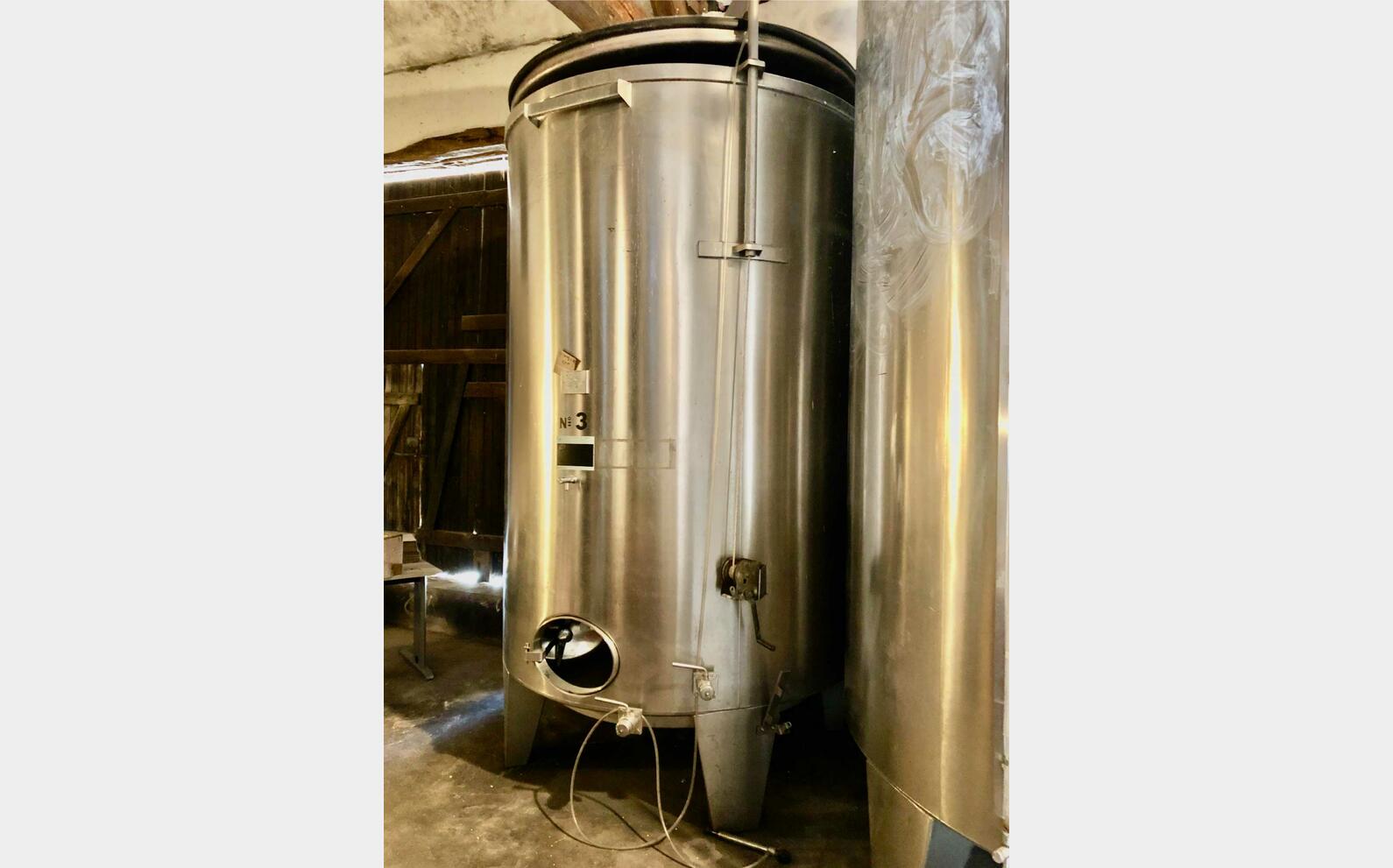 Cuve inox - Chapeau flottant 75 HL (7 500 litres) CTM