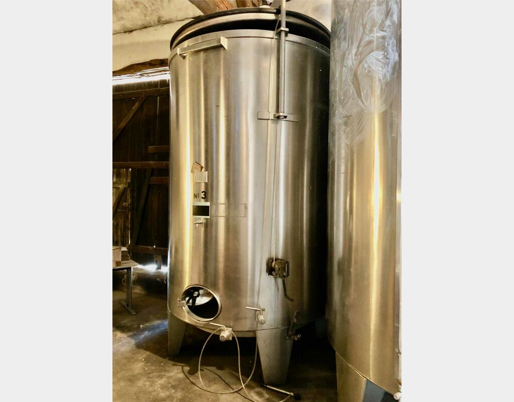 Cuve inox - Chapeau flottant 75 HL (7 500 litres) CTM