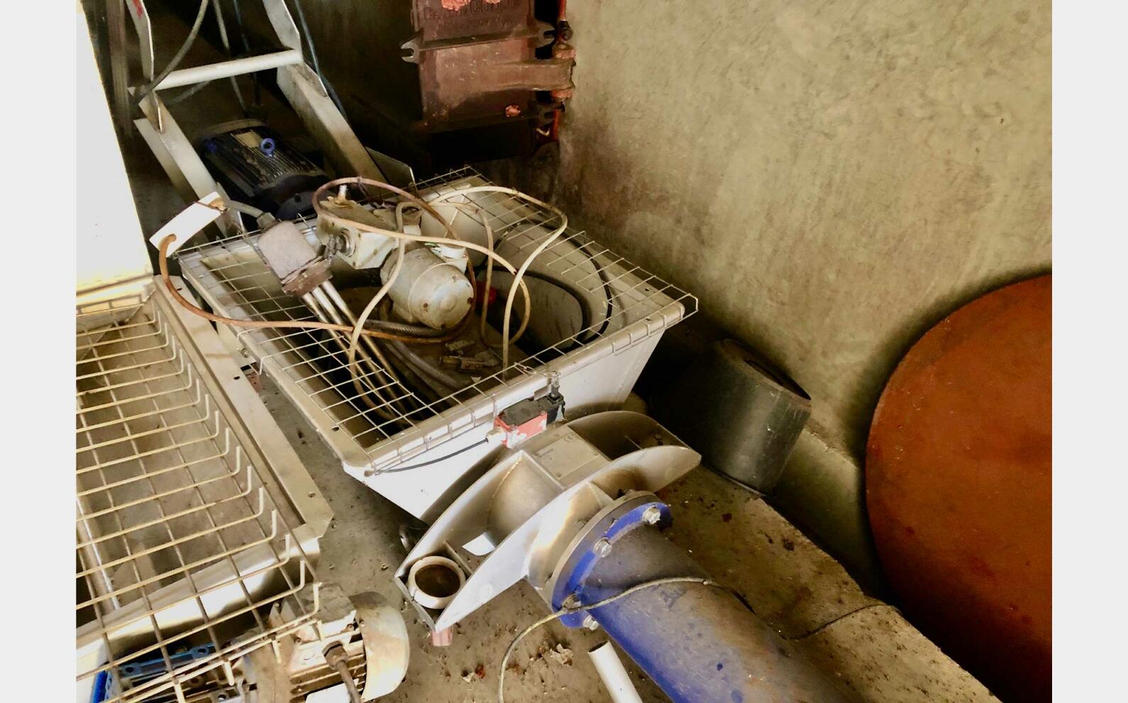 Grape and pomace pump