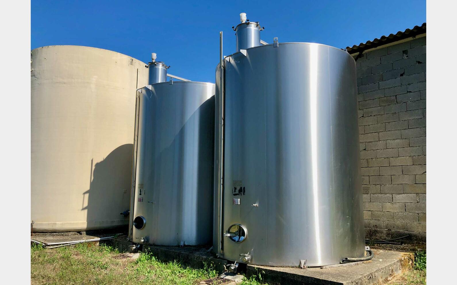 Stainless steel tank - Storage 330 HL (33 000 liters) CHALVIGNAC