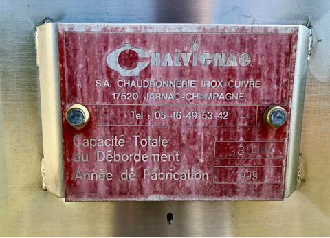 Stainless steel tank - Storage 330 HL (33 000 liters) CHALVIGNAC