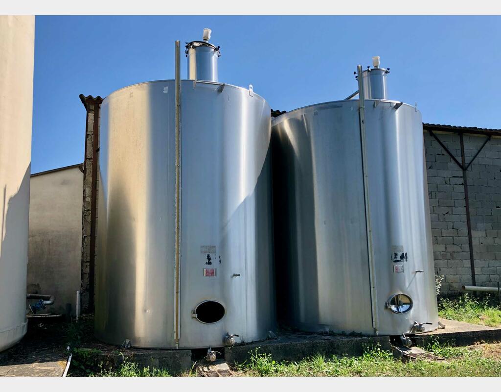 Stainless steel tank - Storage 330 HL (33 000 liters) CHALVIGNAC